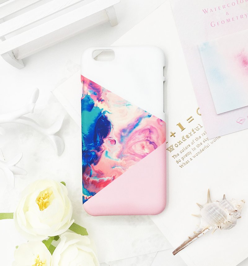 極簡主義-迷幻-iPhone原創手機殼/保護套 - 手機殼/手機套 - 塑膠 粉紅色