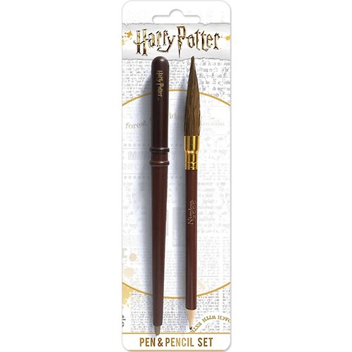 Dope 私貨 【哈利波特】魔杖和掃帚造型進口原子筆&鉛筆組 Harry Potter