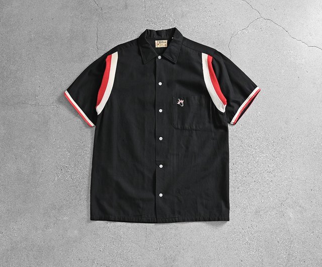 Hilton 60年から70年代　ボーリングシャツ　M