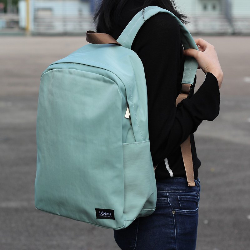 [Seasonal Sale] Lake Blue Waterproof Nylon Ultralight Backpack Laptop Backpack Computer Bag - Backpacks - Other Materials Green