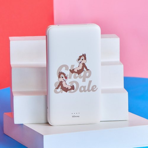 TOYSELECT Disney經典-奇奇與蒂蒂款雙線快充10000mAh行動電源