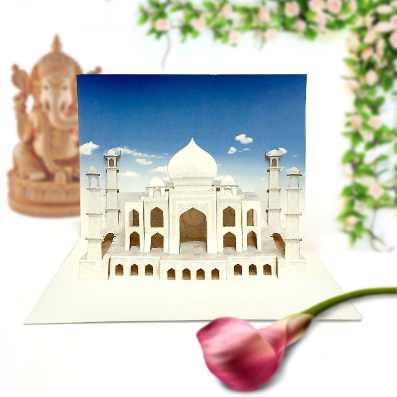 タージ マハル カード |愛の寺院カード |ラブカード |ポップアップカード