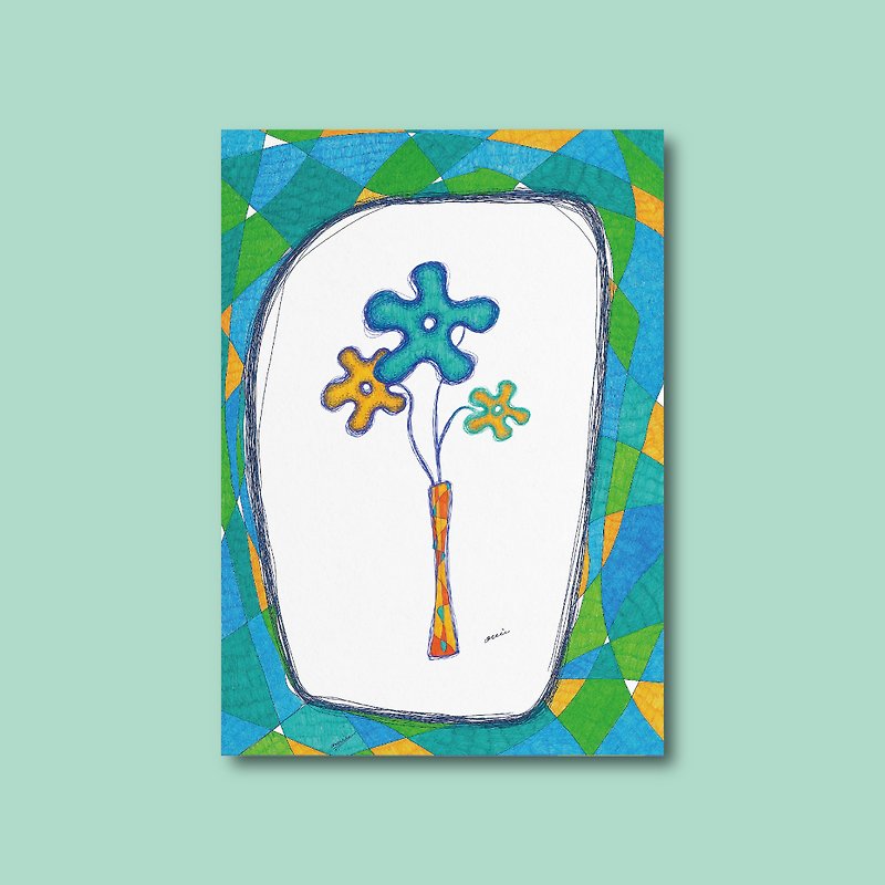 【 Postcard 】 The flowers - C - Cards & Postcards - Paper Multicolor