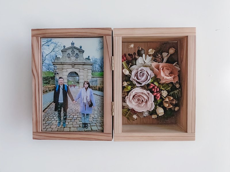 No withered flower Japanese fir small photo frame - กรอบรูป - ไม้ 