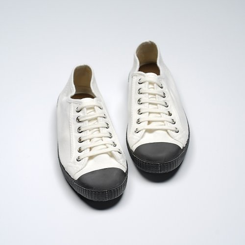 CIENTA 西班牙帆布鞋 西班牙國民帆布鞋 CIENTA U74997 05白色 黑底 經典布料 大人 係
