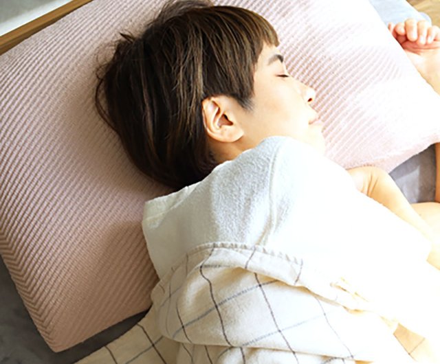 メッシュ素材 枕 ダークブルー GOOD SLEEP