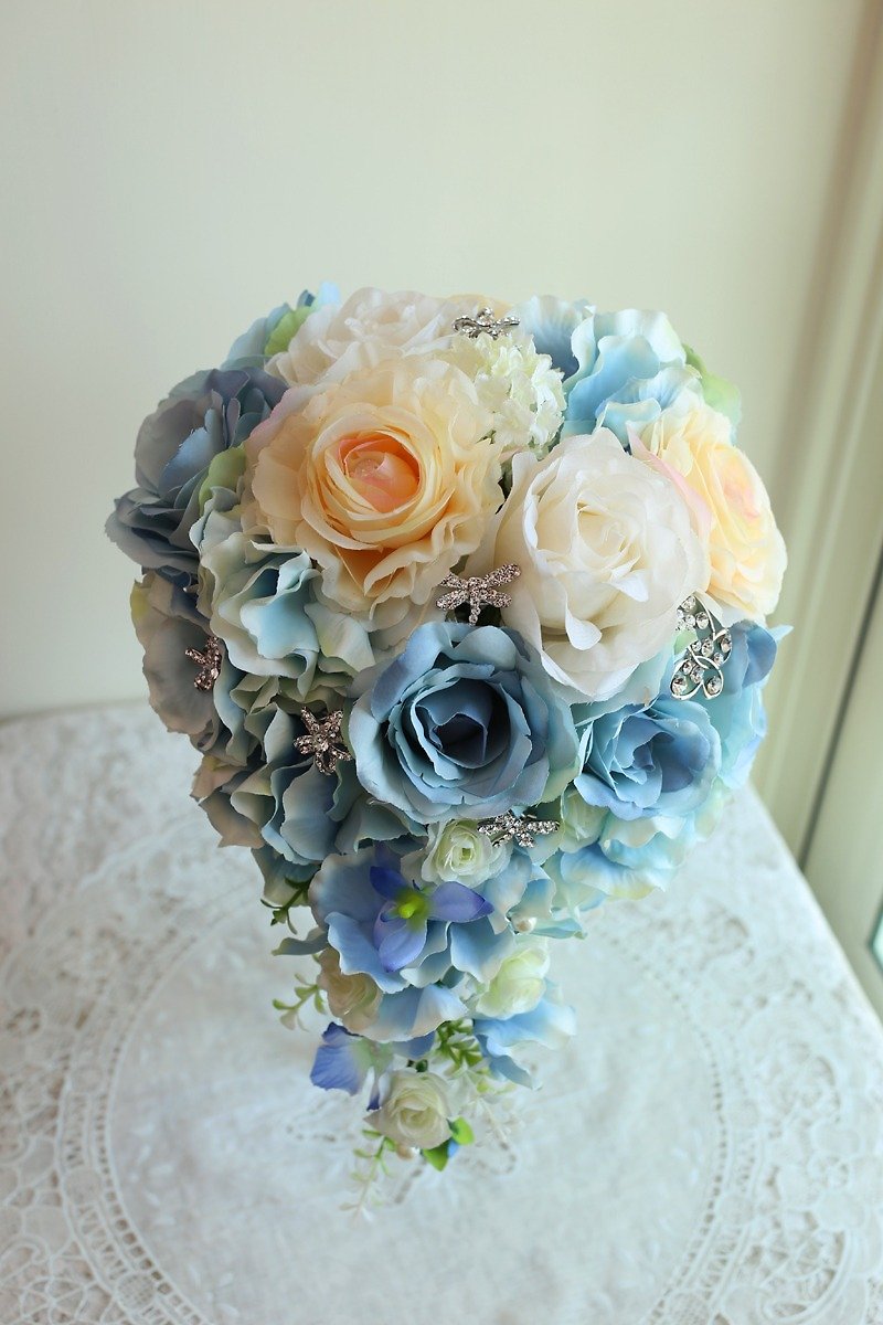 Wreaths Manor*Handmade jewelry bouquet*custom made ​​* ~ jewelry marry bouquet bouquet ~~~ NO.139 - Plants - Polyester 