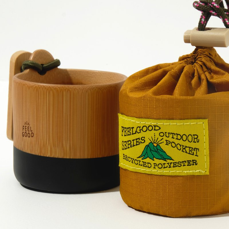 Mini-Outdoor Cup micro-concave bean cup (with concave bean pocket bag) - แก้ว - วัสดุอีโค 