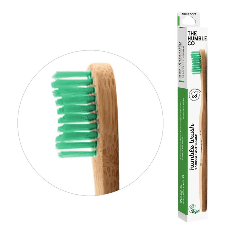 Humble Brush Swedish bamboo soft toothbrush large (suitable for general adults) #New color is on the market