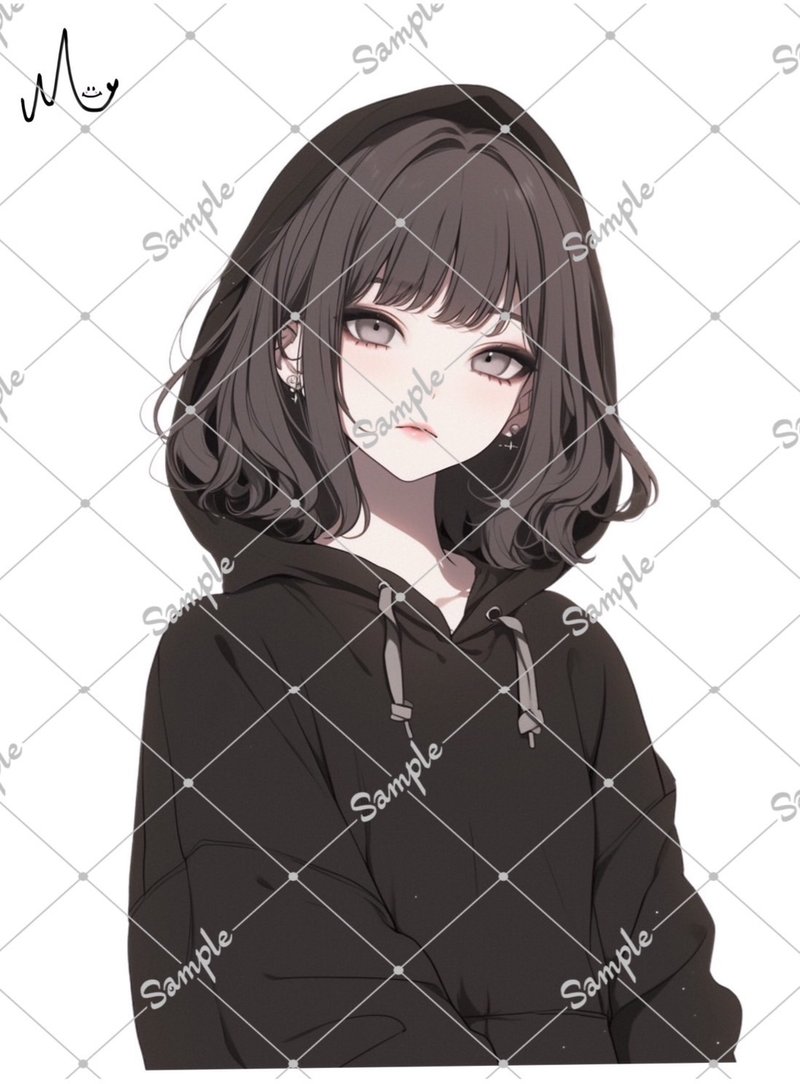 オリジナル人物ステッカー - 貼紙 - 紙 