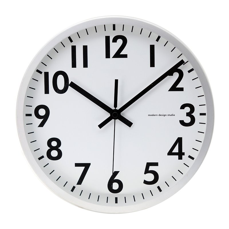 Basic - 特殊材質清晰時鐘(金屬) - 時鐘/鬧鐘 - 其他金屬 銀色