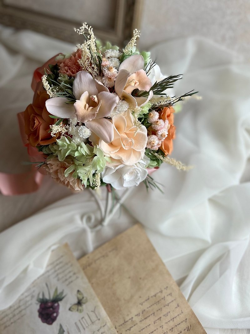 Korean style immortal bouquet wedding photo/bridal bouquet/shooting props/customization
