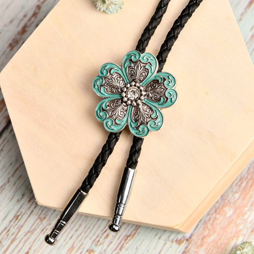 MF select 聆聽花語 保羅領帶 Bolo Tie 真皮 皮革項鍊 皮繩領帶 長項鍊