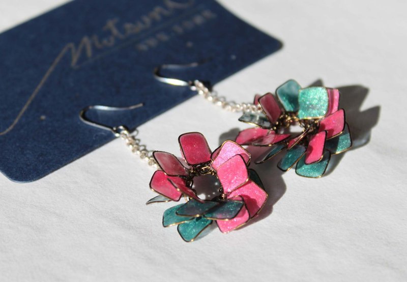 花漾年華-聖誕特別版 - 耳環/耳夾/耳骨夾 - 樹脂 多色