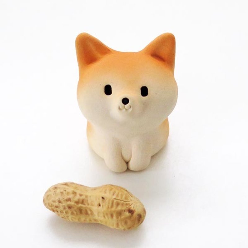 Quite small shiba 2 柴犬 工房しろ - 擺飾/家飾品 - 陶 黃色