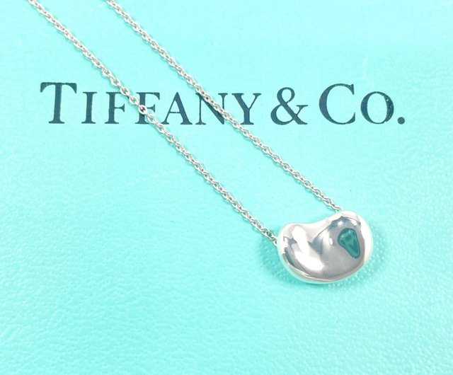 美品 Tiffany&Co. ティファニー ビーン シルバー ネックレス 925