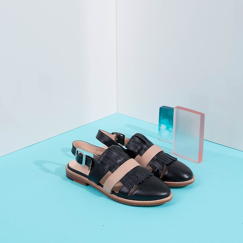 k.sandals - Sandals - Genuine Leather Black