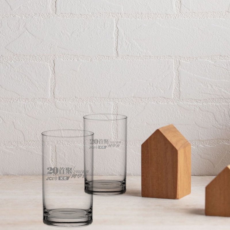 客製玻璃杯 水杯 直身杯刻字 訂製玻璃杯 - 杯子 - 玻璃 