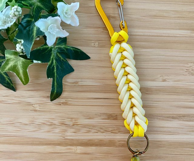 パラコード バナナ キーホルダー キーリング - ショップ ユーカリの実