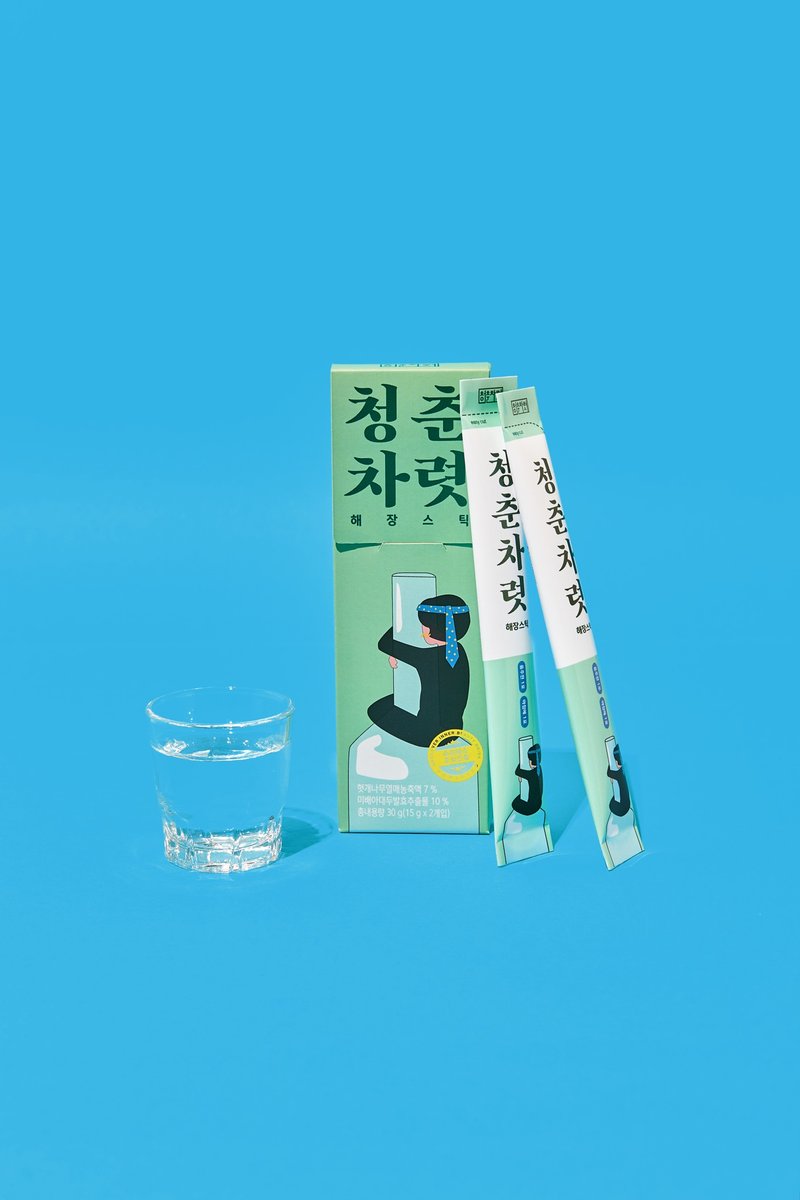 青春立正醒酒棒 (15g x 2包) - 養生/保健食品/飲品 - 濃縮/萃取物 綠色