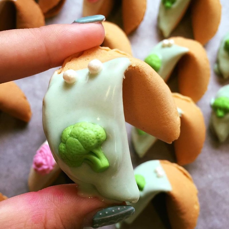 【Lucky Candy Cookies: Cauliflower Lucky Biscuits】 - คุกกี้ - อาหารสด ขาว