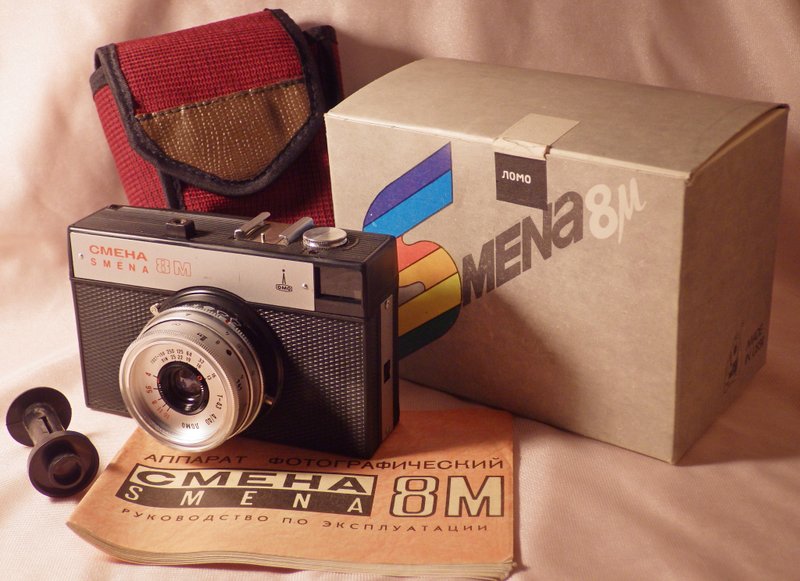 LOMO SMENA-8M 35 毫米膠卷相機 40 毫米 f4 T-43 鏡頭俄羅斯柯達 - 相機/拍立得/底片相機 - 其他材質 