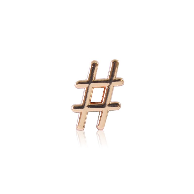 HOURRAE【#symbol】Popular Rose Gold series small accessories - Bracelets - Other Metals Brown