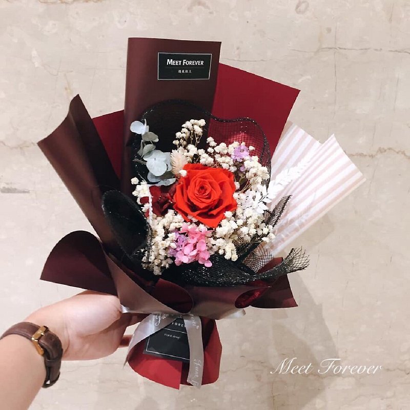 Everlasting flower medium-sized bouquet||Tainan【Meeting for a long time】Store flower experience course - Plants & Floral Arrangement - Plants & Flowers 