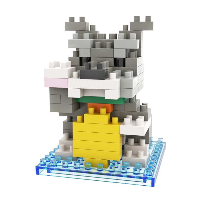 Archbrick 招財史納莎狗微積木 Nanoblock - 公仔/玩偶 - 塑膠 多色