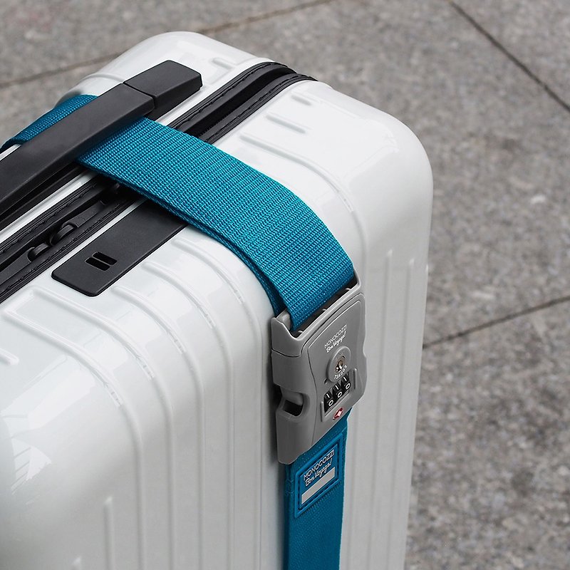 BON VOYAGE | 2寸 TSA 特韌尼龍行李帶 - 藍色 - 行李箱 / 旅行喼 - 紙 藍色