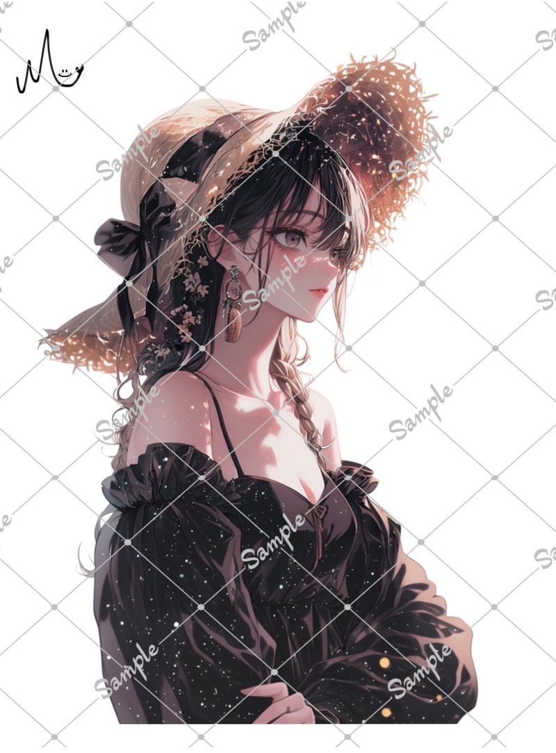 オリジナル人物ステッカー - 貼紙 - 紙 