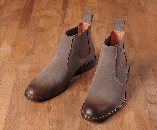 waterproof suede chelsea boots