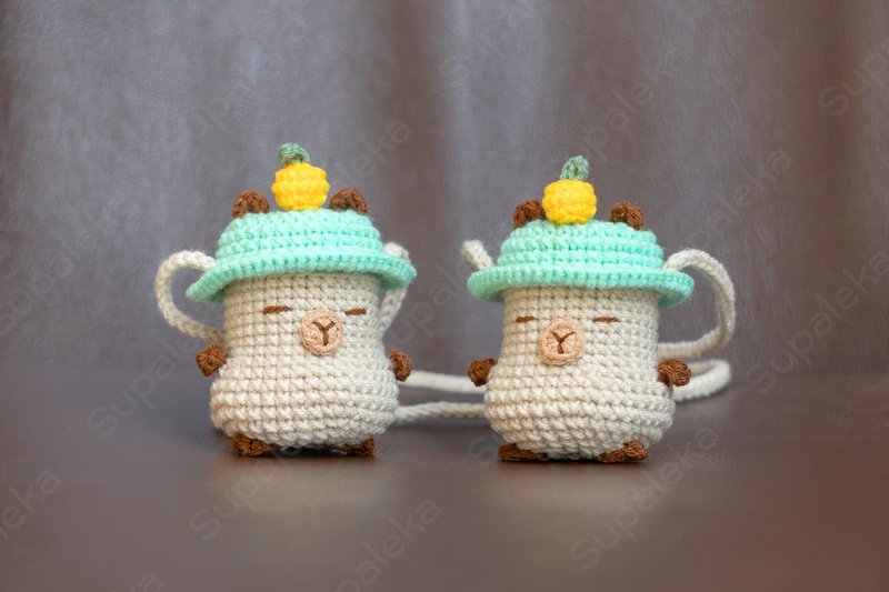 Thai compound herb inhaler case, Capybara shape, (only case). - 其他 - 其他材質 