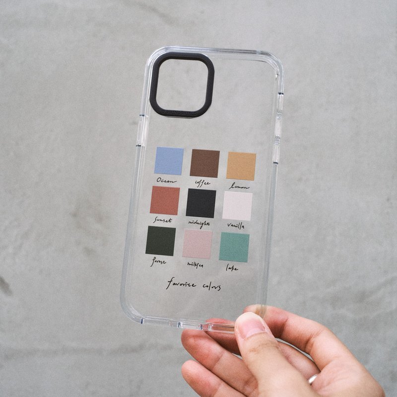 favorite colors rhino shield clear lanyard transparent phone case - เคส/ซองมือถือ - พลาสติก หลากหลายสี