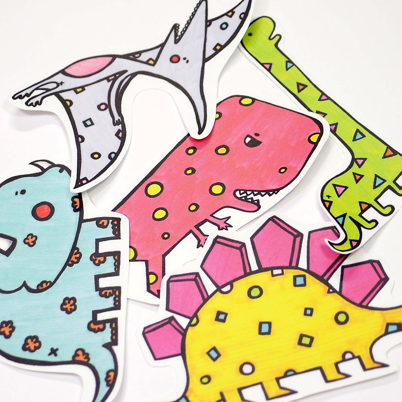Big Sticker / Dinosaur World - Stickers - Plastic Multicolor