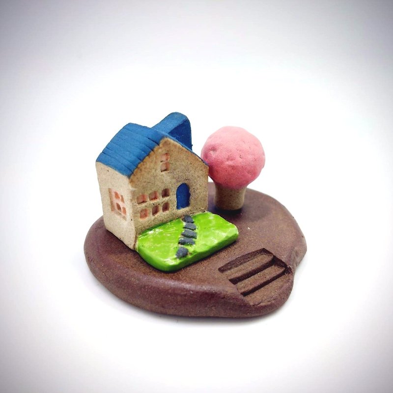 セラミックの小さな家セラミックの小さな家 - アロマ・線香 - 陶器 多色