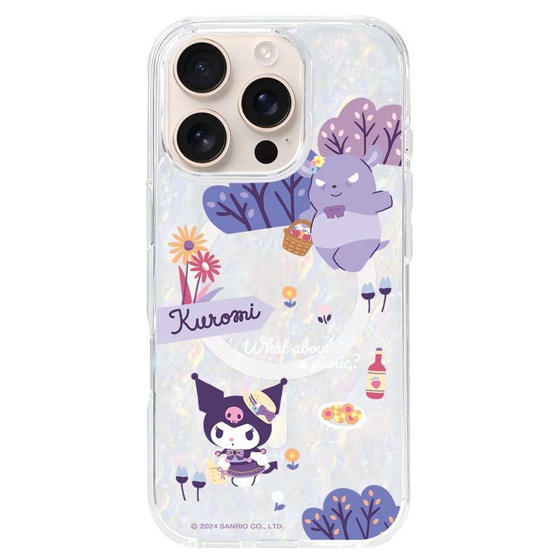 酷洛米 與巴庫夢遊 夢遊仙境 iPhone 16 15 14 13 Pro Max 防摔殼 - 手機殼/手機套 - 貝殼 透明