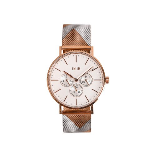 IMIR 艾米爾精品手錶 IMIR 英倫風情 | 香檳白 玫瑰金殼 (36mm)