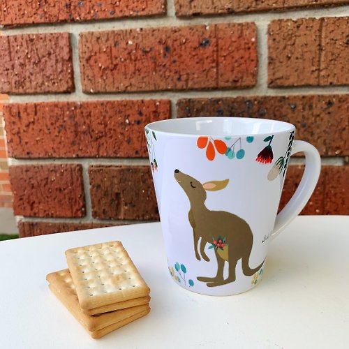 Suki McMaster NEW Latte Mug - Kangaroo