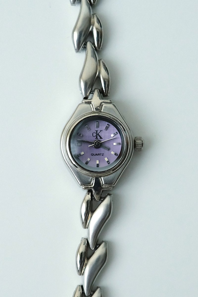 Calvin Klein中古錶/復古時鐘/時鐘/老錶/vintage watch/女錶 - 女錶 - 其他金屬 銀色