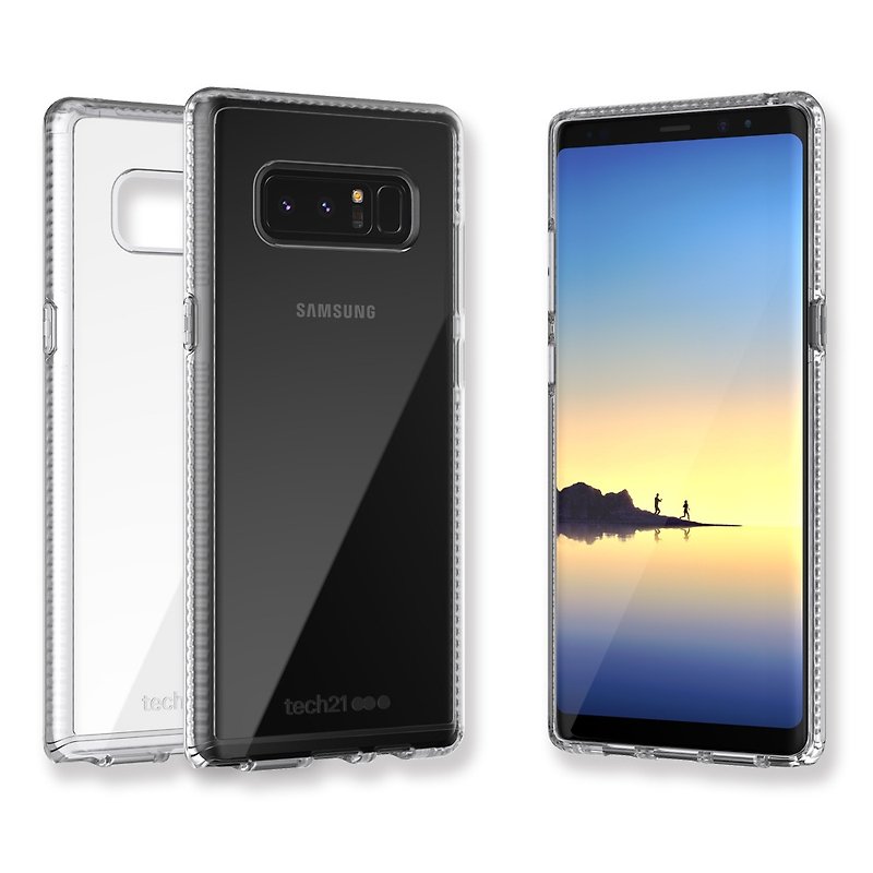 Tech21 Ultra Impact Samsung Note 8 Anti-collision Hard Clear Protective Case (5055517382052 - Other - Paper Transparent