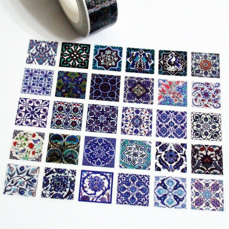 Masking Tape Turkish Tile - Washi Tape - Paper 
