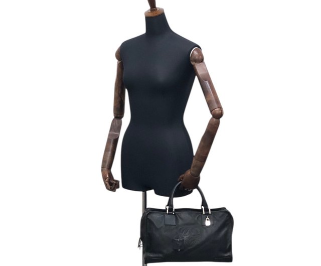 【美品】ロエベ アマソナ36 ハンドバッグ　ミニボストン　ブラック 楽天市場】LOEWE ロエベ アマソナ36 ハンドバッグ ミニボストン