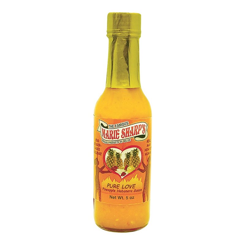 Marie Sharp's Baylis Chili Sauce Pineapple Large Bottle 148ml - Sauces & Condiments - Glass Multicolor