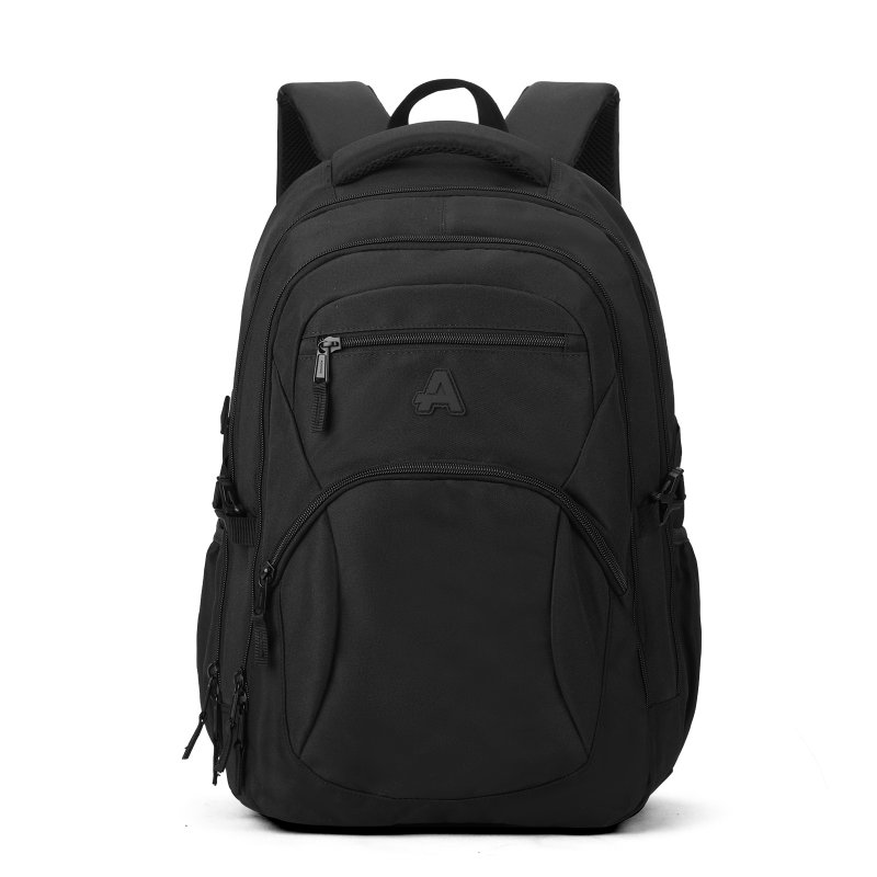 AOKING Large Capacity Travel backpack SN2678 black - Backpacks - Eco-Friendly Materials Black