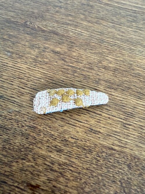 ミナペルホネン ハンドメイド パッチンどめ アクセサリー ヘアーアクセサリー パッチンどめ ミナペルホネンタンバリン