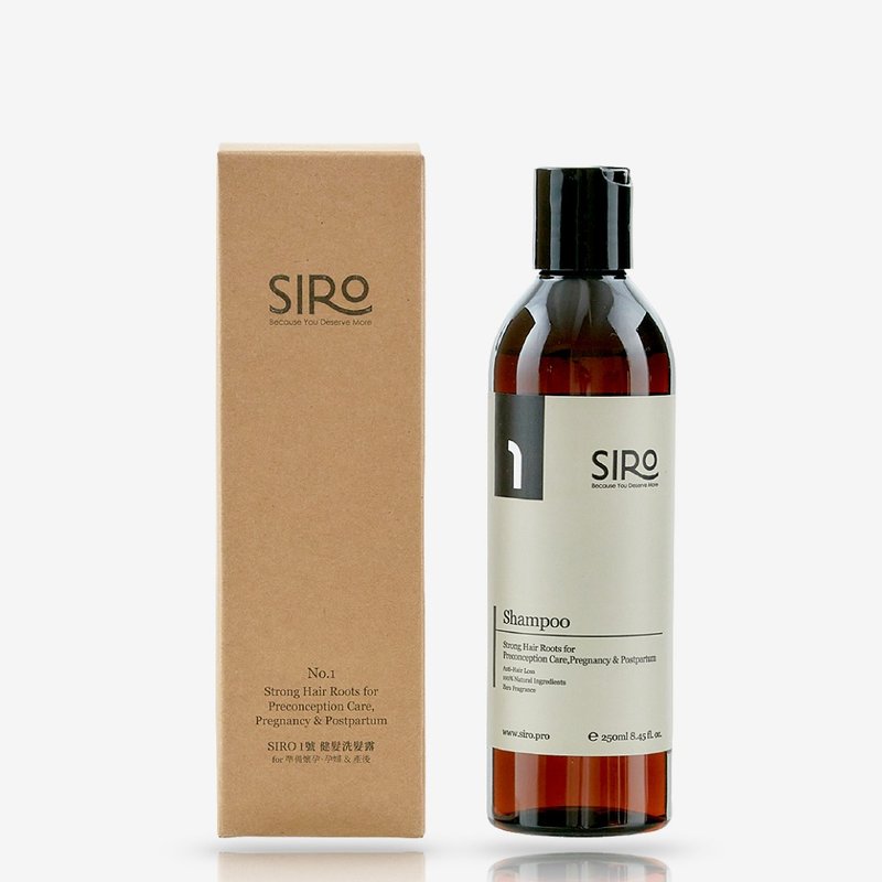 【SIRO】Mommy Natural Shampoo 250ml for pregnant women, postpartum hair loss, odor sensitivity, hair loss - แชมพู - วัสดุอื่นๆ 