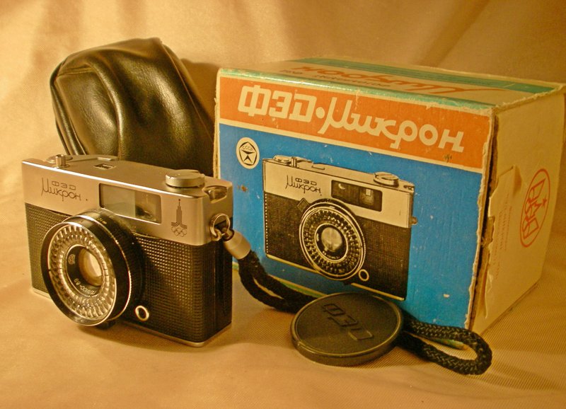 FED-MICRON FED-MIKRON 35mm half-frame camera with Helios-89 1.9/30mm lens 1979 - 相機/拍立得/底片相機 - 其他材質 