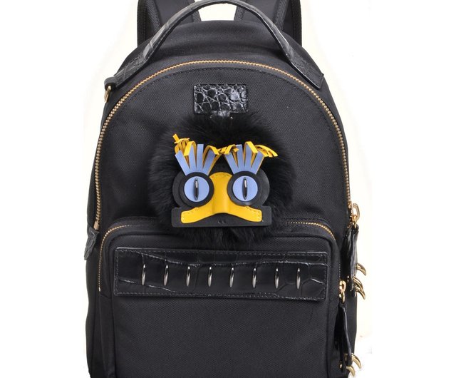  FION x Minions Mini Backpack Cute Leather Backpack