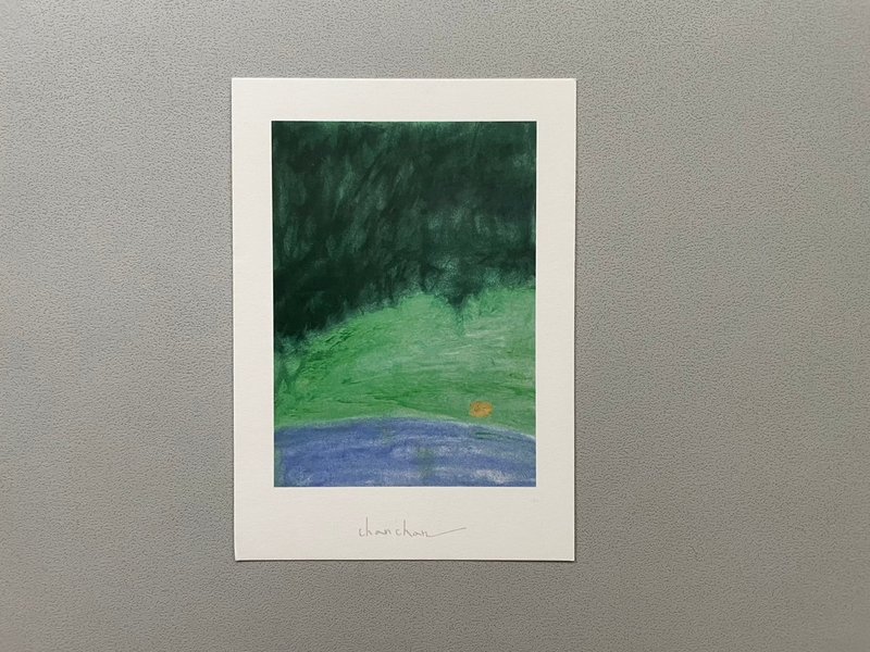 Postcards:  雨裡的螢火蟲1 - 卡片/明信片 - 紙 